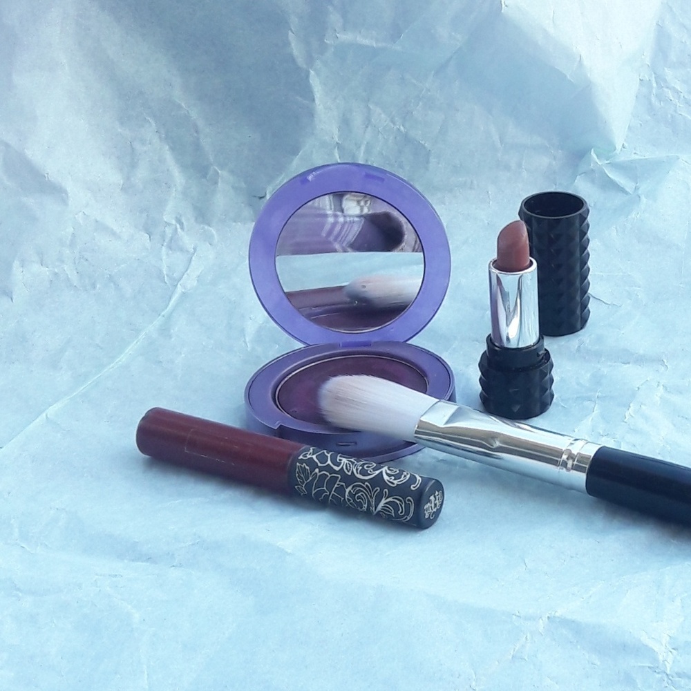 Urban Decay Afterglow Blush, Kat von D Lipsticks